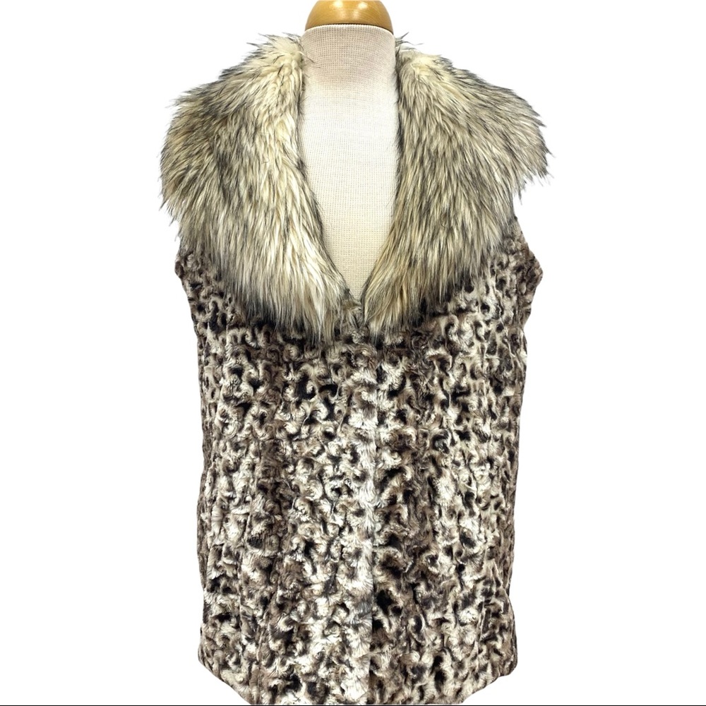 ADRIENNE LANDAU Faux Fur Vest